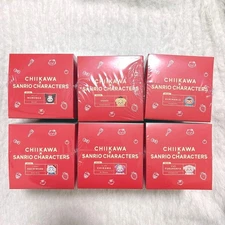 Chiikawa Sanrio Characters Kiramekko Complete Set 6 Types New Rare Collectible