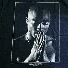 2PAC Tupac Shakur Memorial Rap T Shirt Men's Size XL