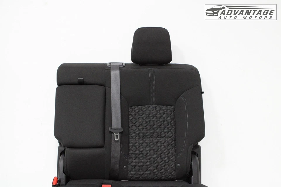Chevrolet Blazer 2019-2022 segunda fila asiento lateral izquierdo tela negro OEM Foto 2 de 4