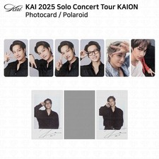 Tarjeta fotográfica oficial Polaroid KAI 2025 gira de conciertos en solitario KAION MD Fortune