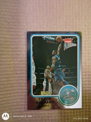 tracy mcgrady Platinum Fleer 2002 2003 08/100