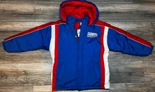 Mighty Mac Sports Vintage 90 New York Giants Jacket Red Blue Size M Youth 12/14