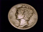 1924-S  Mercury Dime,  Good Grade