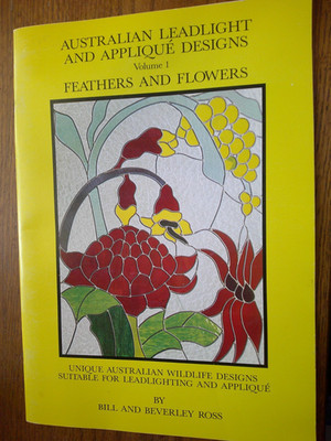 Vintage AUSTRALIAN LEADLIGHT & APPLIQUE DESIGNS Stained Glass Pattern Book