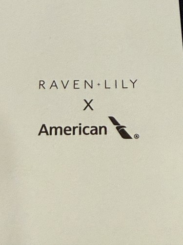 American Airlines Flagship Business Raven + Lily Amenity Kit - New - Afbeelding 2 van 4