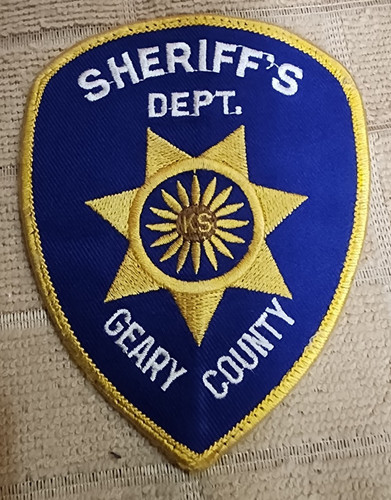 KS Geary County Kansas Sheriff's Department Shoulder Patch
