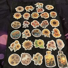 30 Sunflower 2 Stickers