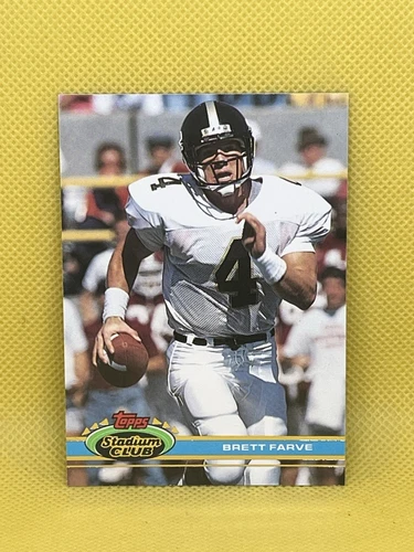 1991 Topps Stadium Club - Error! #94 Brett Farve (Favre) (RC) (Misspelled Name)