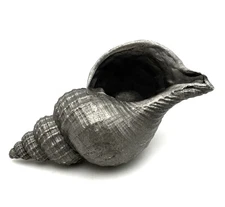 Hudson Pewter Shell Sculpture Figurine Would Make A Great Air Plant Holder 3.5”