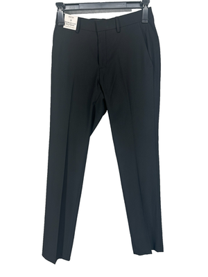 slim fit dress slacks Calvin Klein Infinite Stretch Skinny-Fit Dress Pants in Black