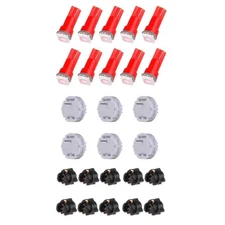 6Pcs Stepper Motor x25.168 + Pink Bubs T5 Socket Speedometer Cluster Repair kit