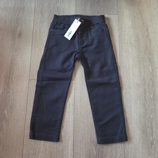 Janie and Jack Boys Twill Tapered Pant Size 3 Navy