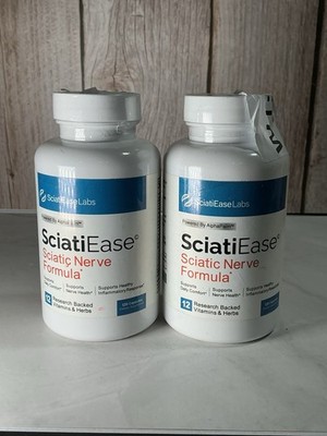 2 PACK SciatiEase Labs Sciatic Nerve Formula Exp 12/26