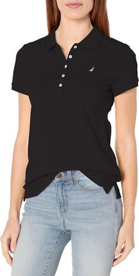 Women's Shirt Short Sleeve 5-button Sleeve Breathable Cotton Polo Shirt Collared