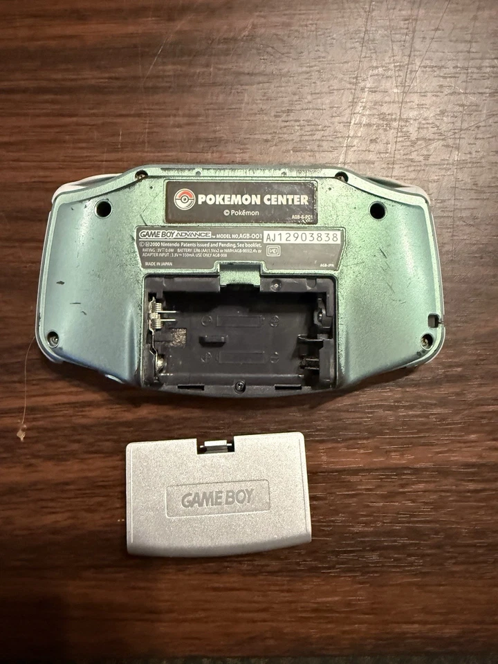 NINTENDO Game Boy Advance Celebi Green Console Used in Japan F/S - Image 2 of 2
