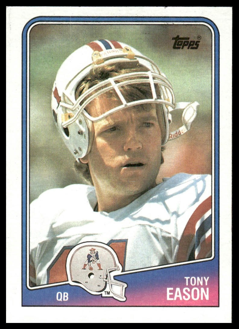 Tony Eason 1988 Topps #177 New England Patriots