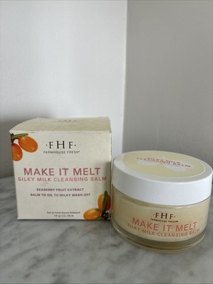 FarmHouse Fresh Make It Melt Silky Milk Cleansing Balm 3.0 Oz NEW IN BOX