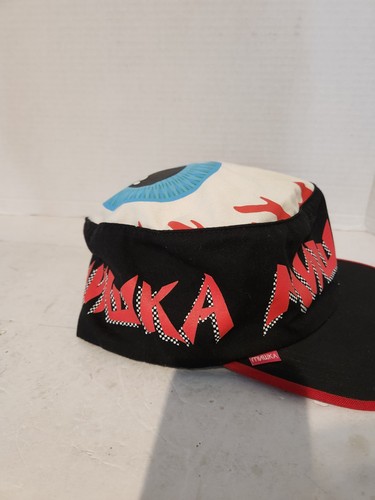 (1059-NYC) Mishka Keep Watch Eyeball White MNWKA Fitted Painters Hat Sz: Sm/Med - Picture 2 of 6