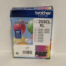 Brother LC203CL XL Ink Cartridge Value Pack Exp: 07/2027 Missing Yellow