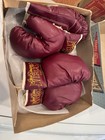 Jack Dempsey signed( 2 pair) of gloves and menu.  COA.  Kids unsigned gloves inc — photo 4