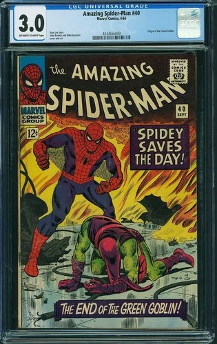 Amazing Spider-man #40 (1966) - CGC 3.0 - GREEN GOBLIN ORIGIN