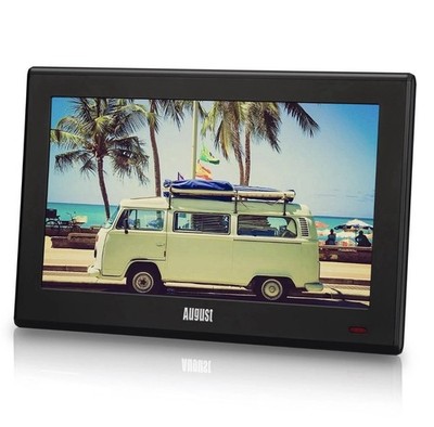 10'' Tragbar HD TV DVB-T2 MPEG4 H.265/HEVC LCD Fernseher -  August DA100D
