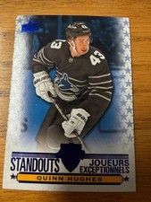 2020-21 Quinn Hughes UD Tim Hortons All Star Standouts hockey card - AS-14