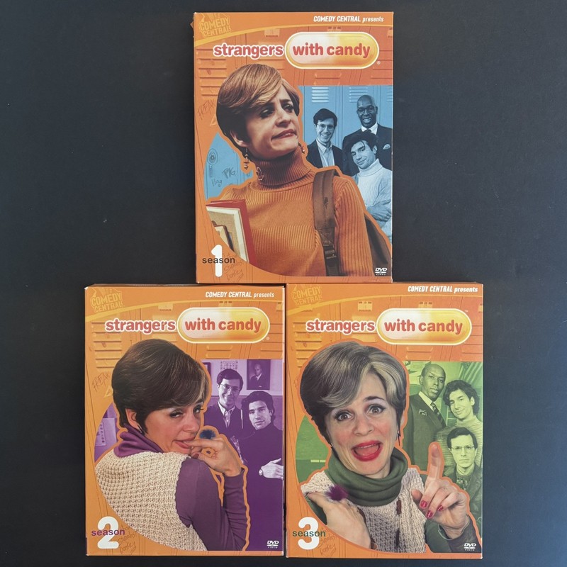 STRANGERS with CANDY Seasons 1-3 Complete Series DVD COMEDY CENTRAL OutofPrint 