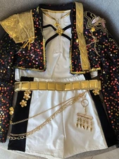 Rumi K-Pop Costume for Girls – Sequin Jacket, Top, Shorts + Accessories Gift
