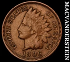 1906 Indian Head Cent- Extra Fine Scarce Better Date No Reserve #i7312