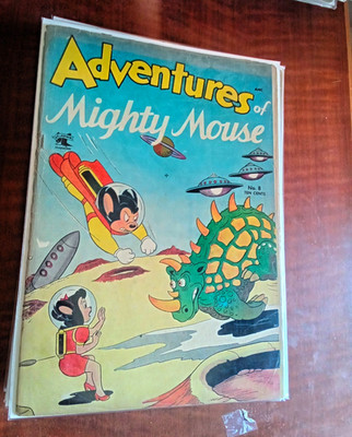 Adv of Mighty Mouse #8  Sci-Fi RARE Complete and unrestored Read description GA
