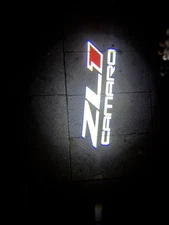 2x Camaro  ZL1 Car Door LED Lights Courtesy Ghost Projector Lamp HD