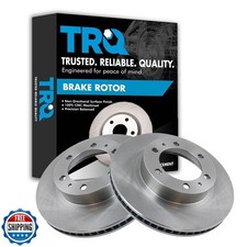 Set Rotori Freno Anteriori Ventilati TRQ Compatibile con Toyota 2003-2009
