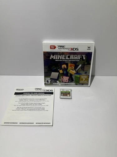 Minecraft for Nintendo 3DS Complete in Box / CIB Tested / Working