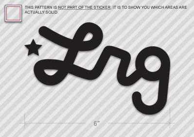 (2x) LRG Sticker Die Cut Decal Self Adhesive Vinyl Lifted Research Group vinyl - Picture 1 of 1