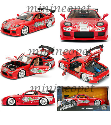 ミニカー THE FAST and the FURIOUS 1994 Mazda RX-7 Jada Toys Fast & Furious Hans' Mazda RX-7 1:24 Diecast Model Car