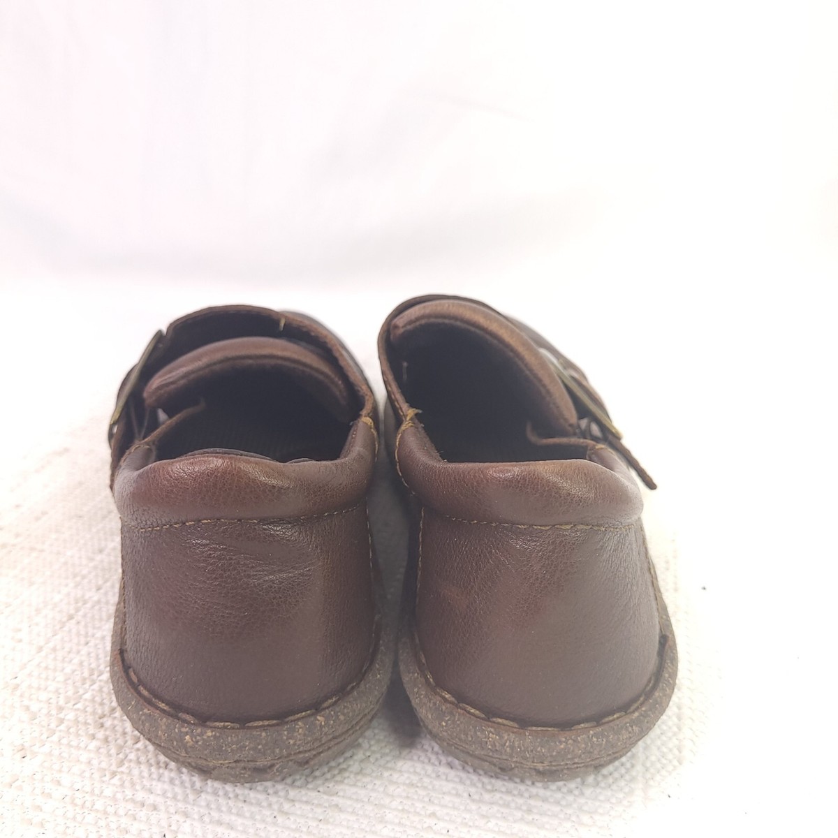 Born Monk Strap Brown Leather Slip-On Shoes Born Men main image 3
