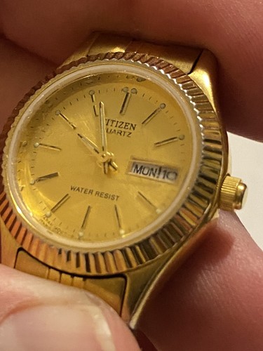 Orologio Citizen Quarzo Impermeabile Tono Oro - Foto 12 di 12