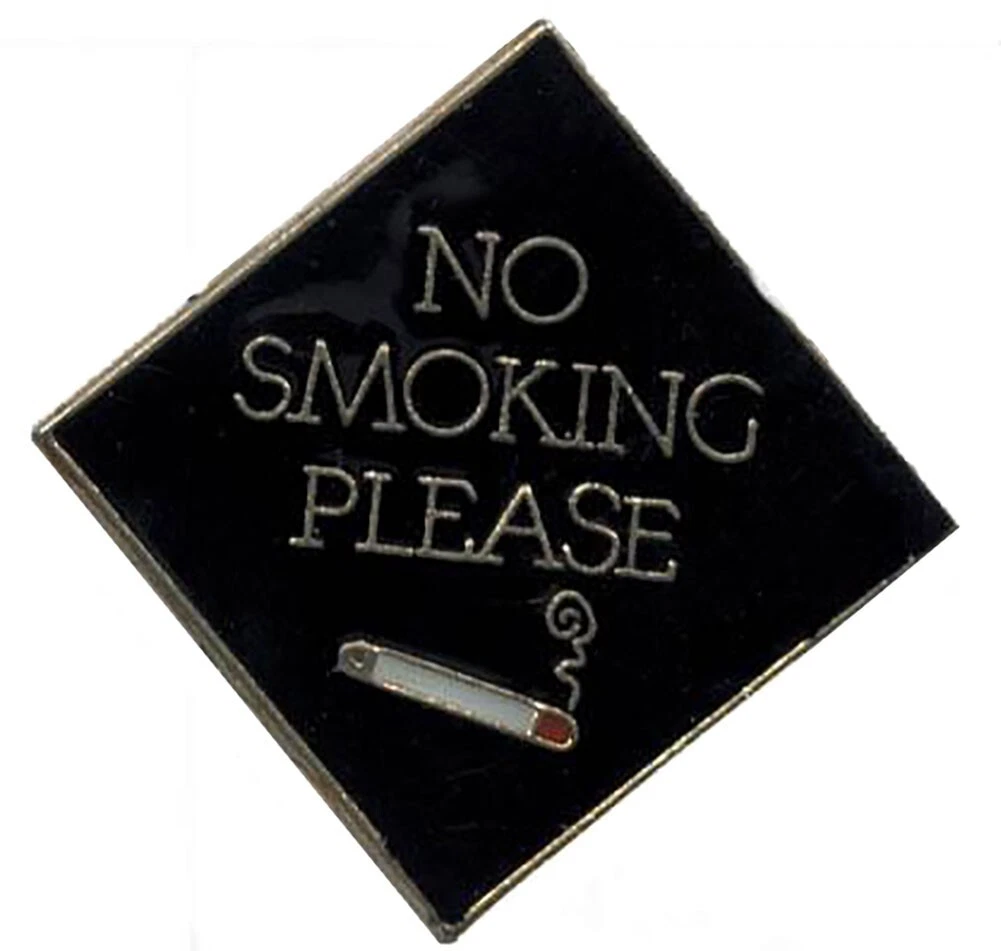 Pack of 50 No Smoking Please Bike Motorcycle Hat Cap Lapel Pin HP4787