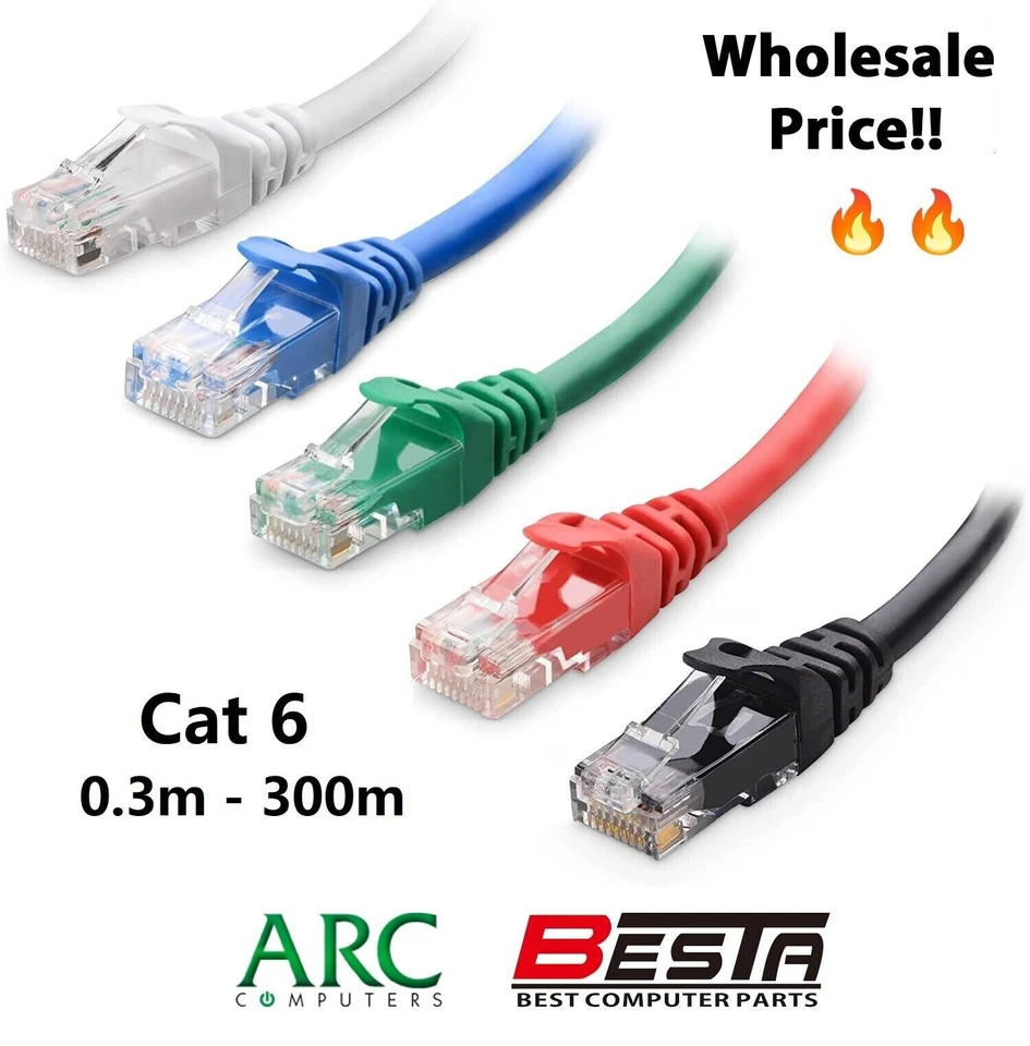 Wholesale CAT6 UTP color Cable 0.3m 0.5m 1m 2m 3m 5m 8m 10m 15m 20m 30m 50m - image 1 of 4