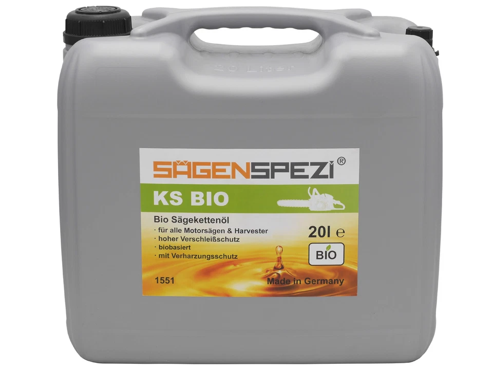 20 Liter BIO-ÖL Haftöl Kettensägenöl Kettenöl Sägekettenöl Kettensäge biologisch - Bild 4 von 4