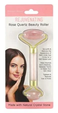 Precision Beauty Rejuvenating Rose Quartz Beauty Roller Natural Crystal Stone
