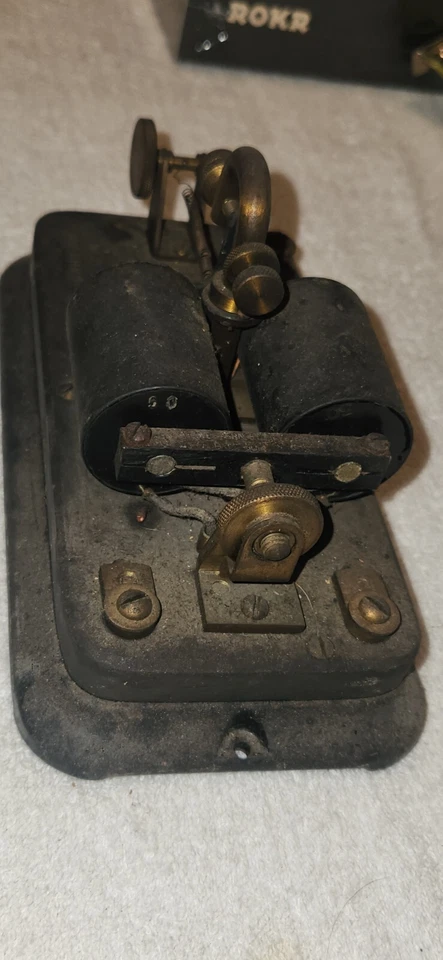 Antique/Vintage Telegraph Sounder Western Electric No. 21A 100 OHMS. Beautiful! - Image 4 of 4