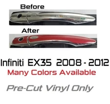 TWO Sets Pre-Cut Vinyl Overlays Fits 2008 - 2012 Infiniti EX35 YOU CHOOSE COLOR