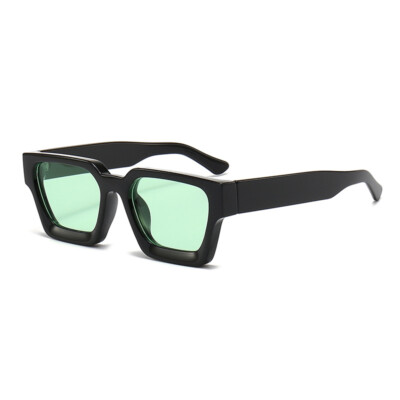 Thick Frame Square Sunglasses for Women Men Chunky Rectangle  display picture 3