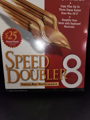 Connectix Speed Doubler 8 For Apple Macintosh 1997: Vintage