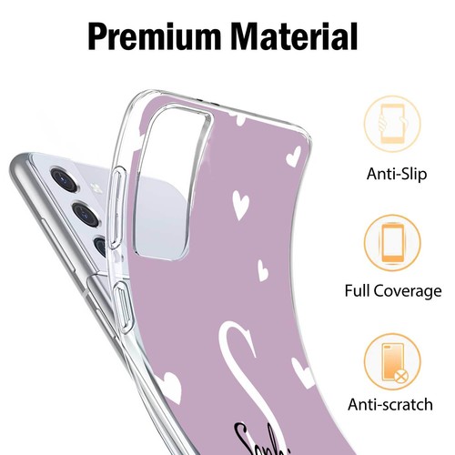 Funda Silicona Corazones Personalizada Para Teléfono Samsung Galaxy A16 A54 A35 A25 - Imagen 84 de 110