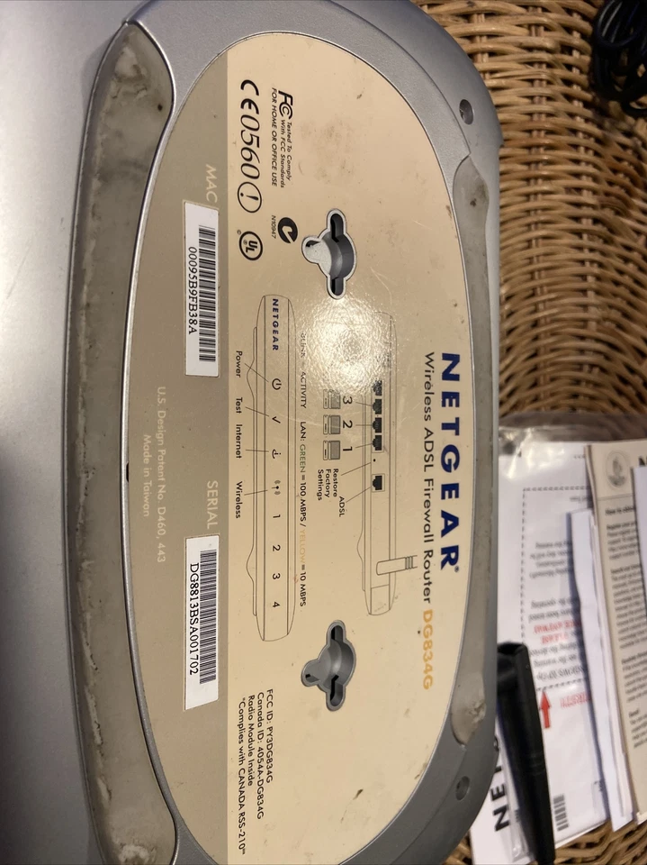 Netgear wireless router DG834G - Image 4 of 4