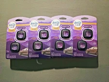 Febreze MOUNTAIN ALPINE WILDFLOWER CEDAR Auto Vent Clip Air Freshener  LOT OF 4