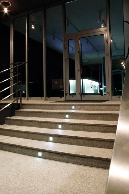 Outdoor 3W Motion-Sensor Led Step Stair Lights Footlight Recessed Corner Lamp - Image 2 of 4